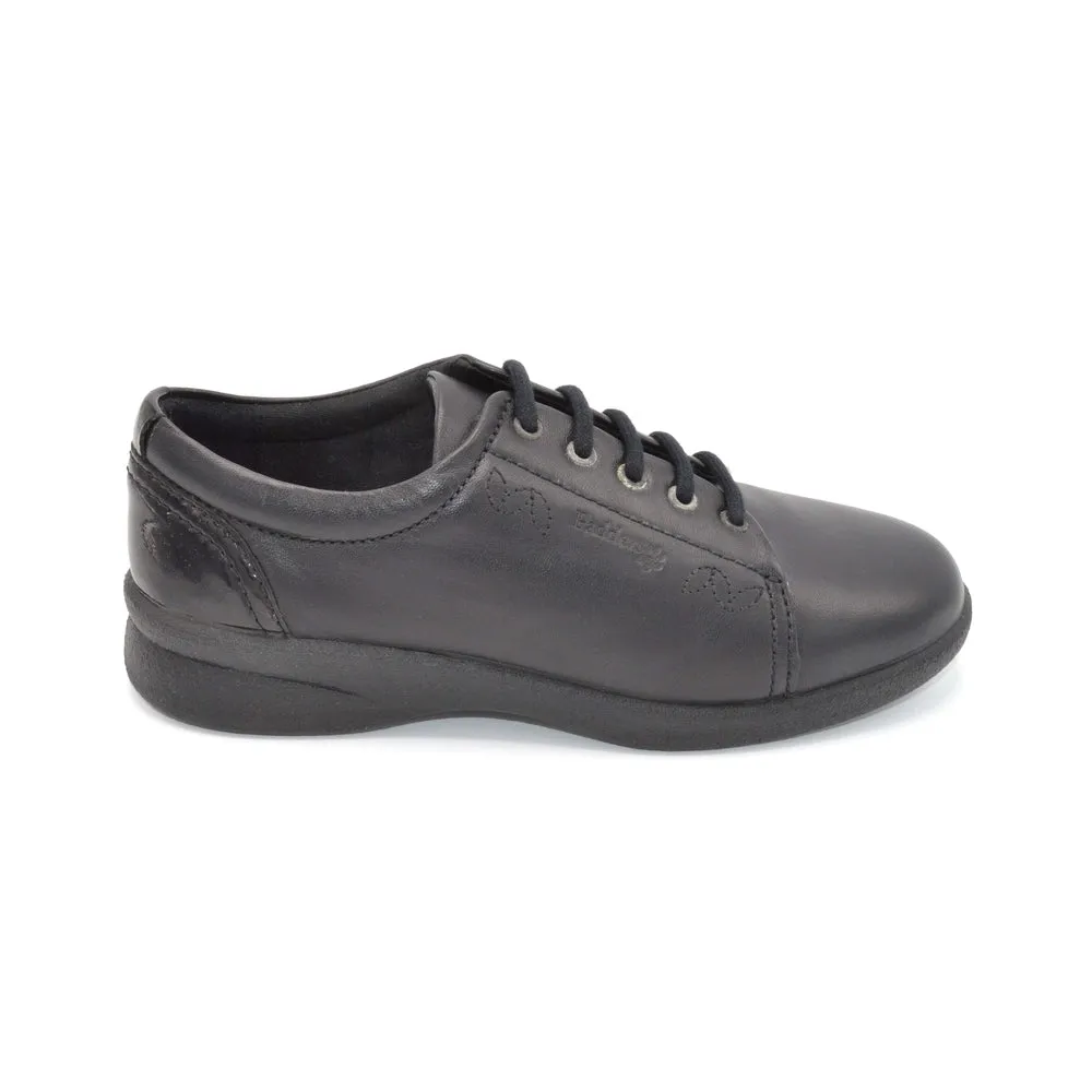 Padders Refresh - Ladies Wider Fit Lace Up - 2V (2E-3E) Fitting - Black