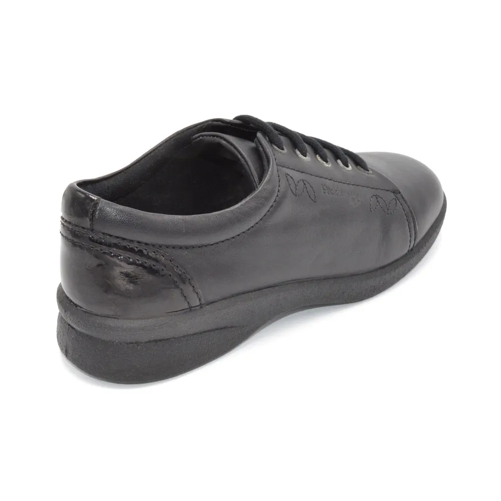 Padders Refresh - Ladies Wider Fit Lace Up - 2V (2E-3E) Fitting - Black