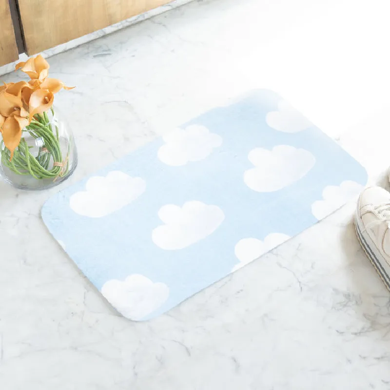 Pastel Clouds Soft Feel Doormat