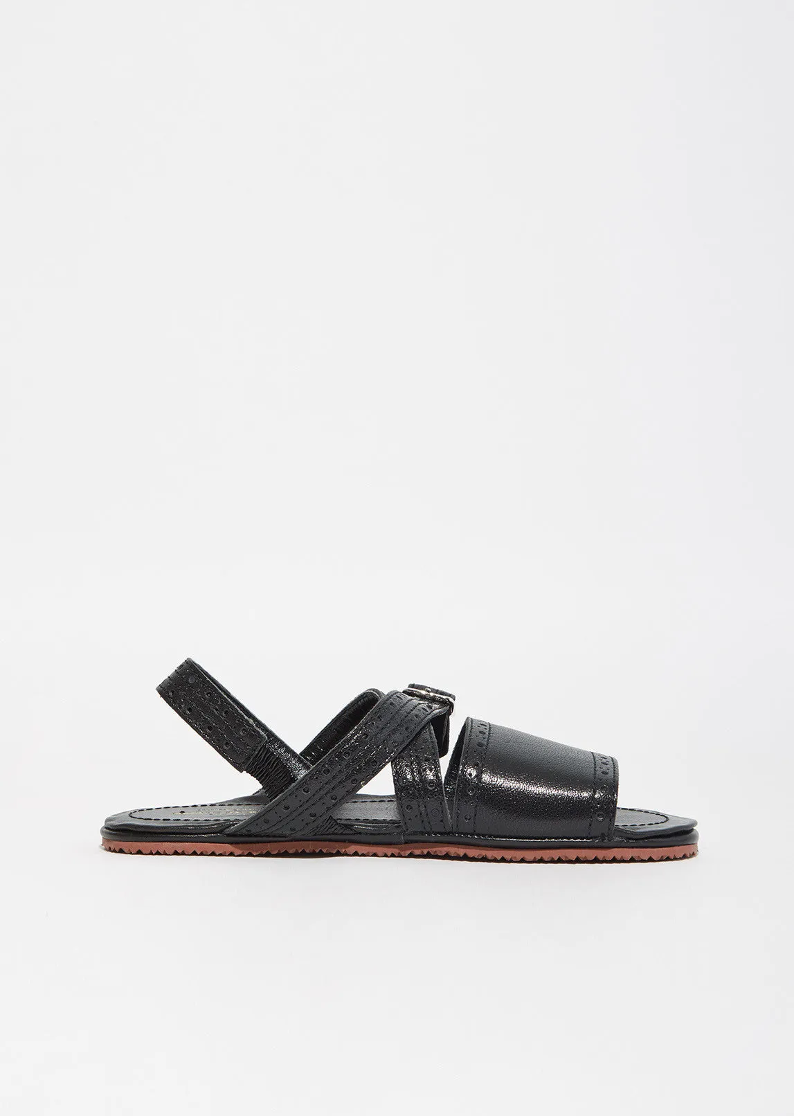 Perforated Leather Sandal