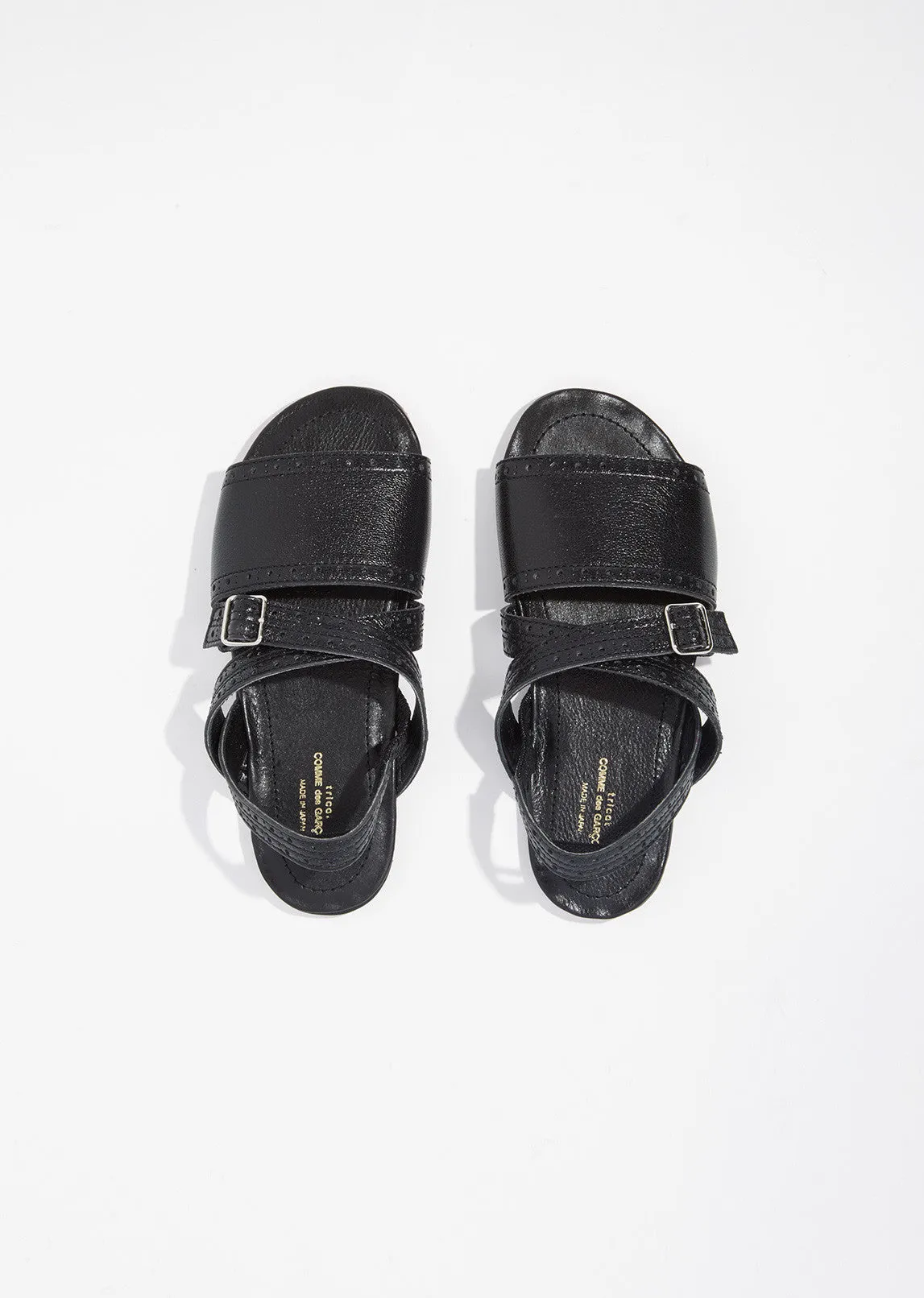 Perforated Leather Sandal