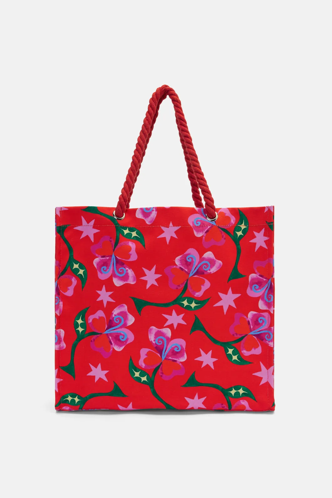 Peruvian Lily Canvas Tote