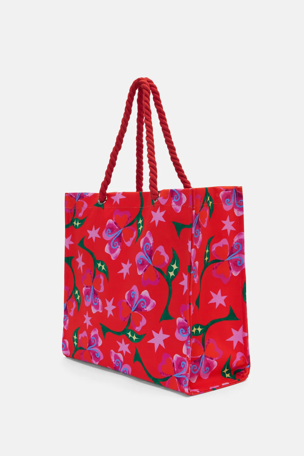 Peruvian Lily Canvas Tote