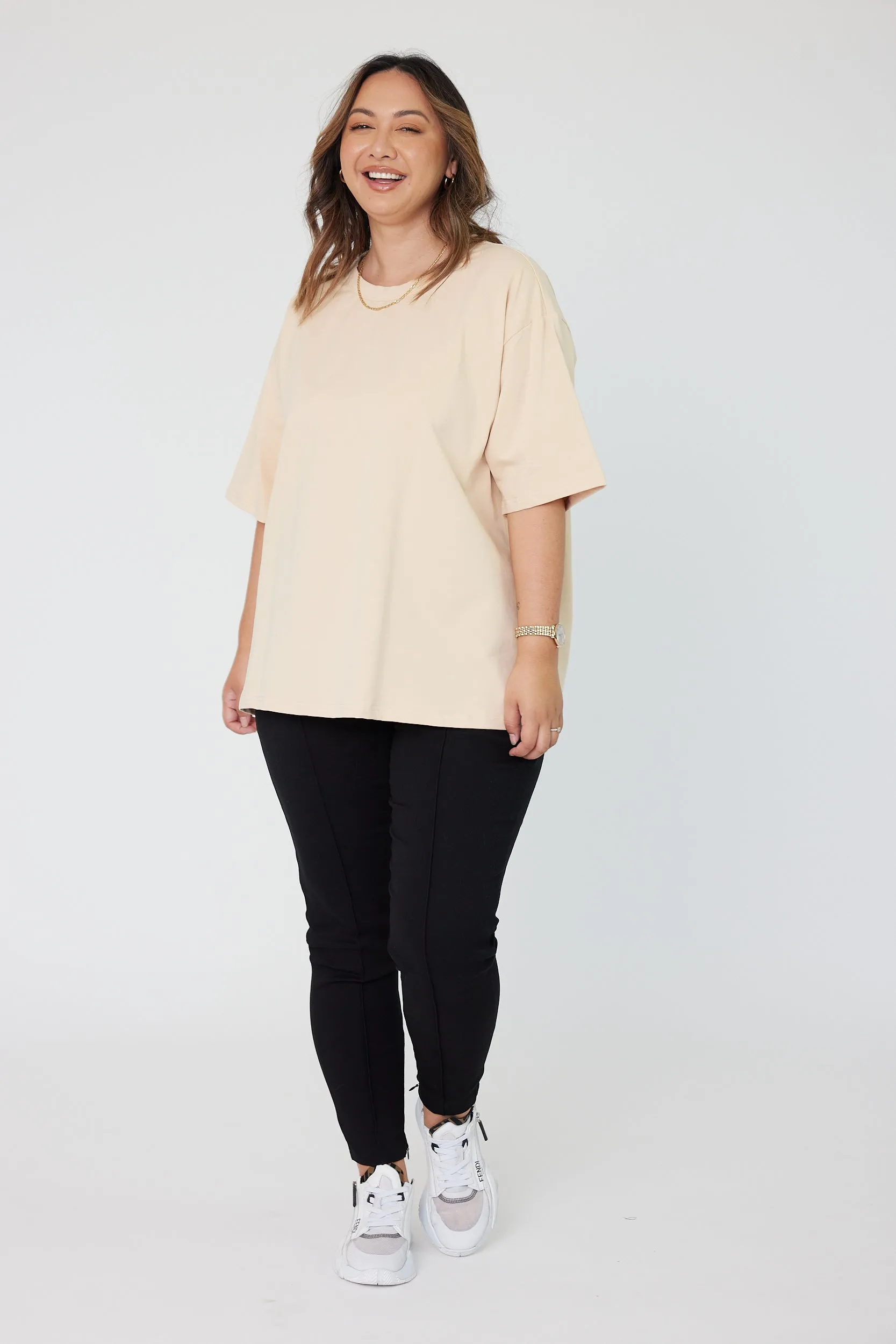 PETERS T-Shirt Beige