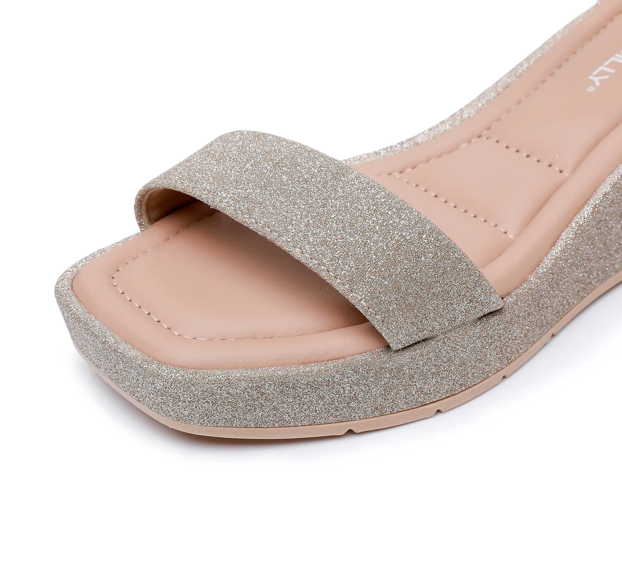 Platform Wide-Fit Wonders - Champagne (580.003)