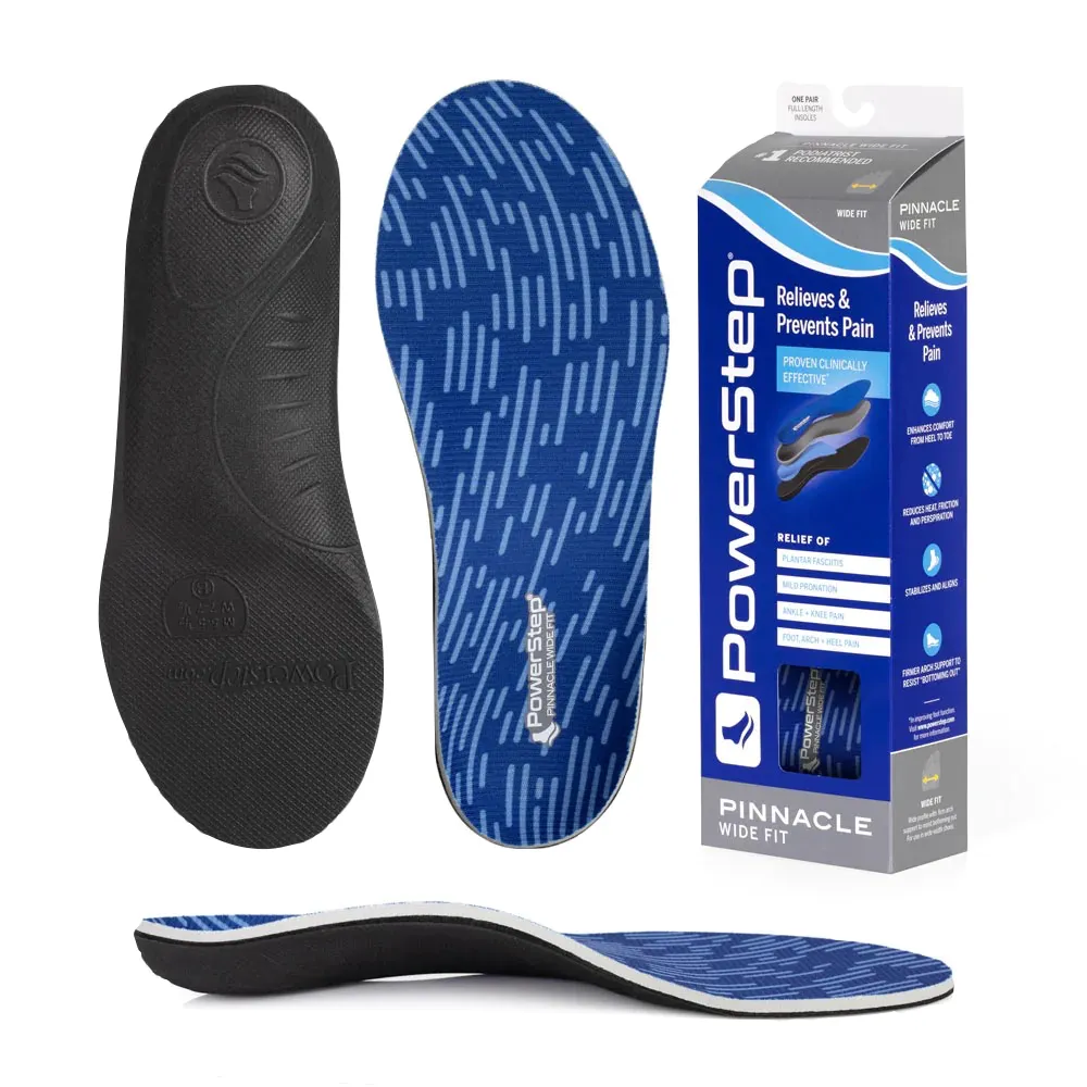 PowerStep Pinnacle Wide Fit Insoles