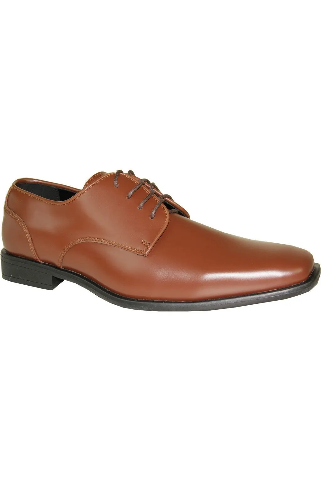 "Matteo" Cognac Vangelo Tuxedo Shoes