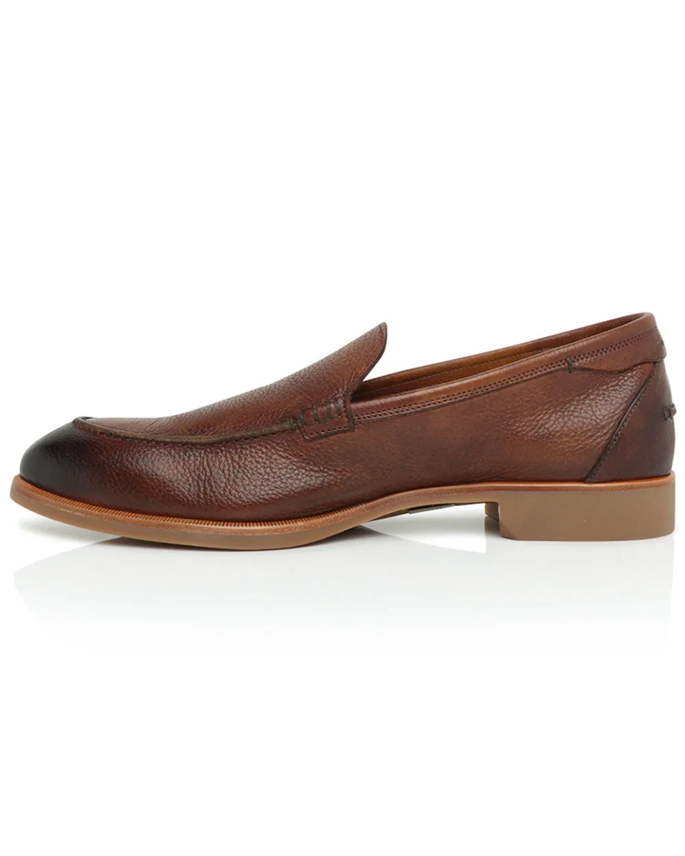 Reverse Sombrero Etna Loafer in Brown