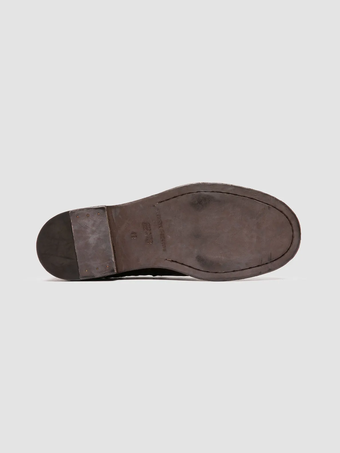 RUGGED 008 - Brown Leather Penny Loafers