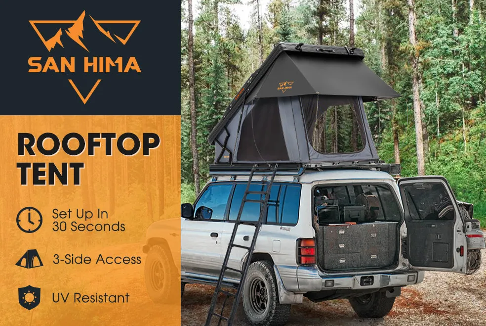 San Hima Kalbarri X Rooftop Tent Hardshell with Ladder