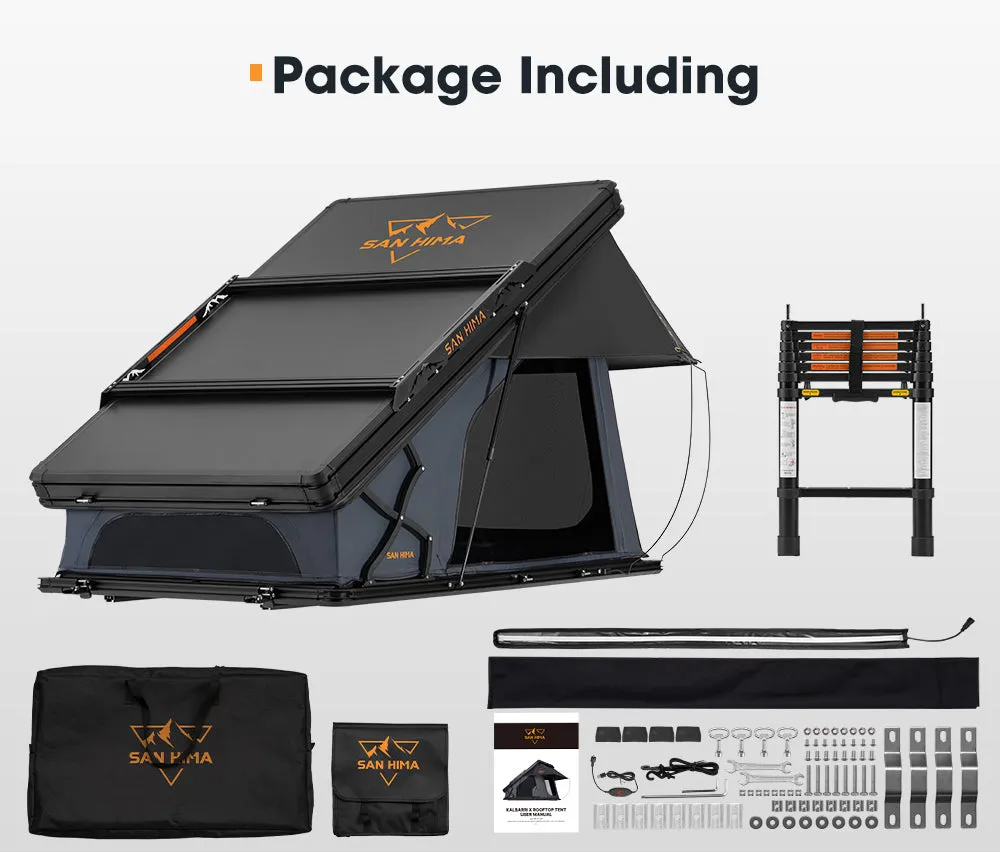 San Hima Kalbarri X Rooftop Tent Hardshell with Ladder