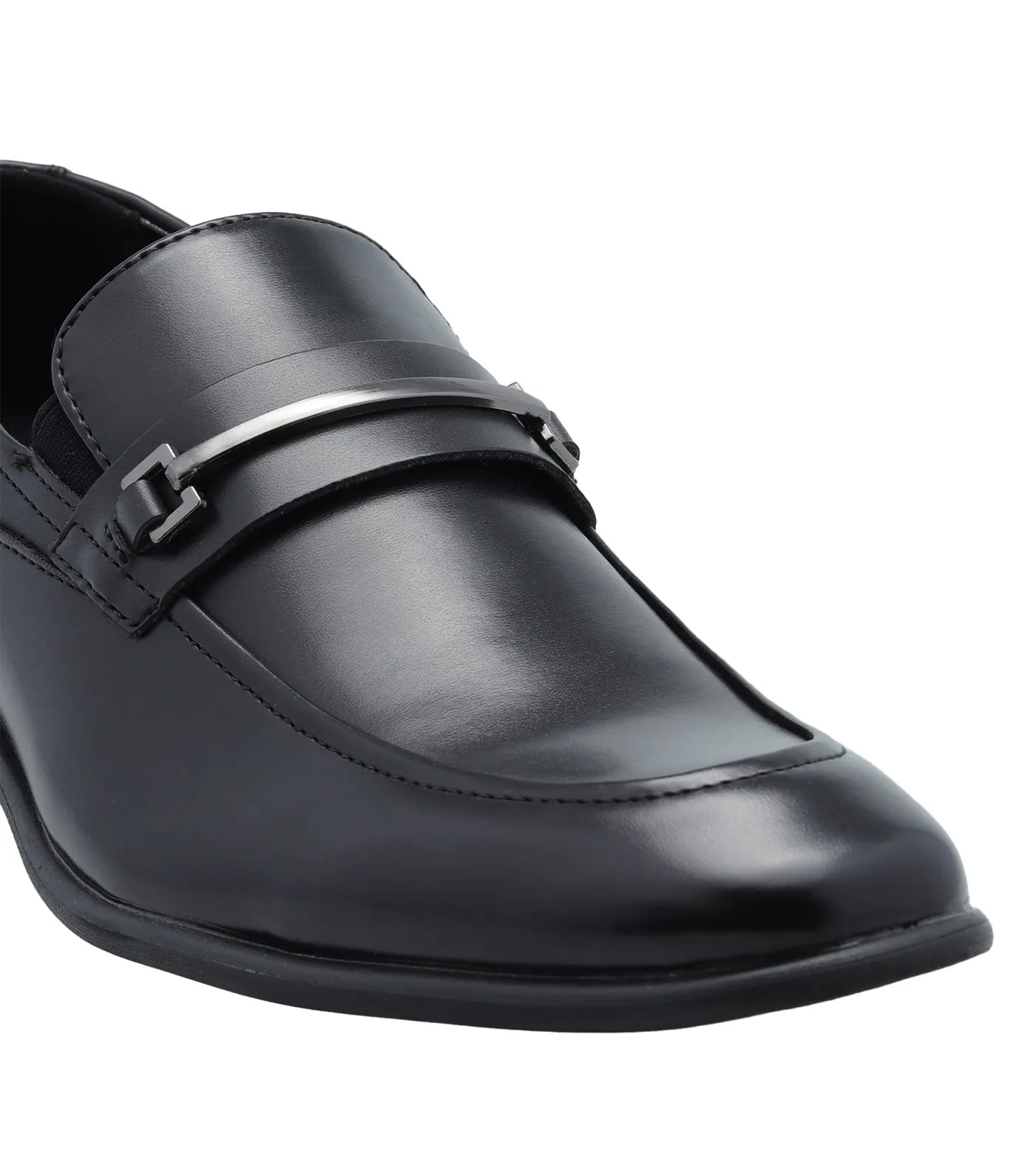 Tanner Buckle Slip On Black