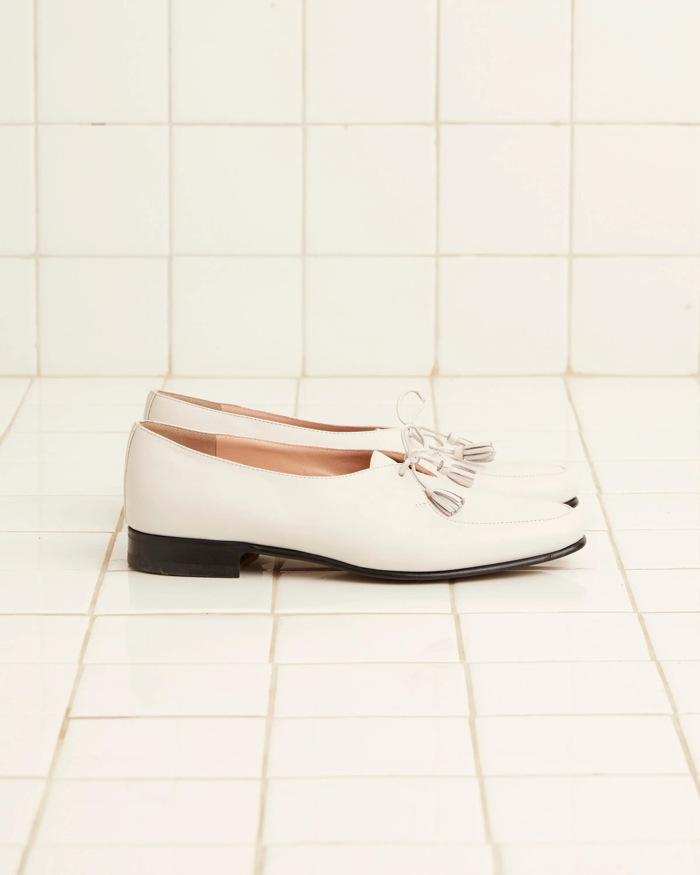 Tassel Shoes - White