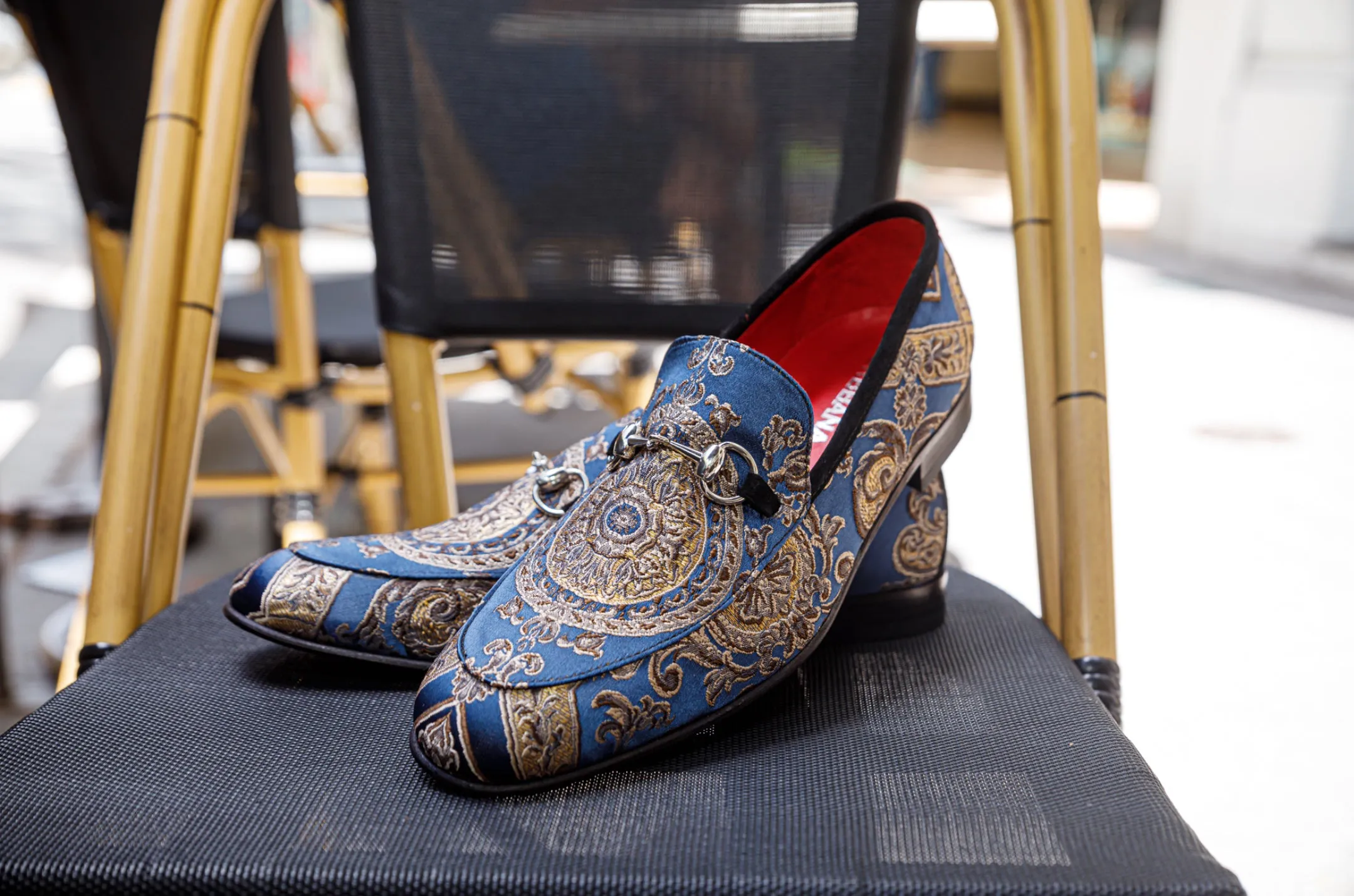 The Baroque Loafers - Blue