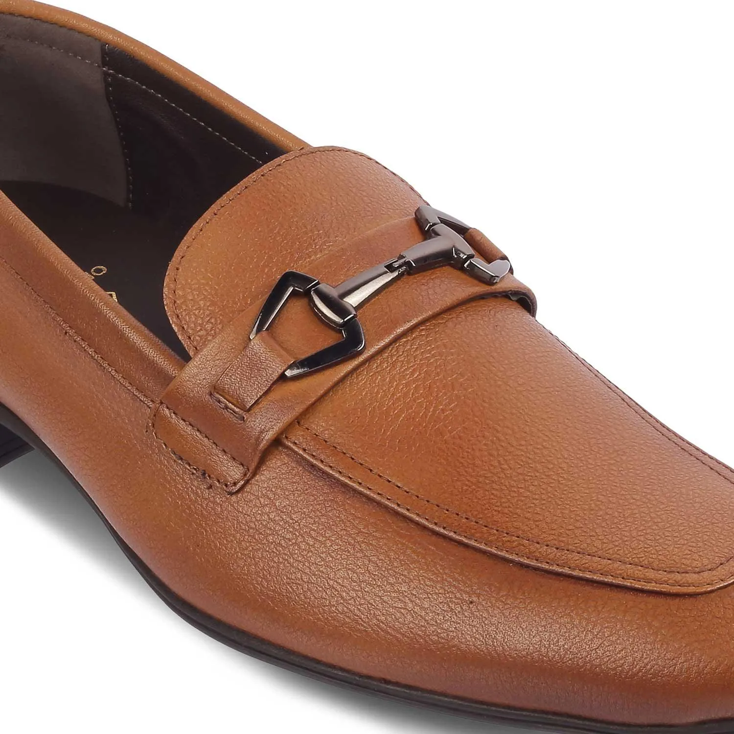 The Bremen Tan Men's Leather Loafers Tresmode