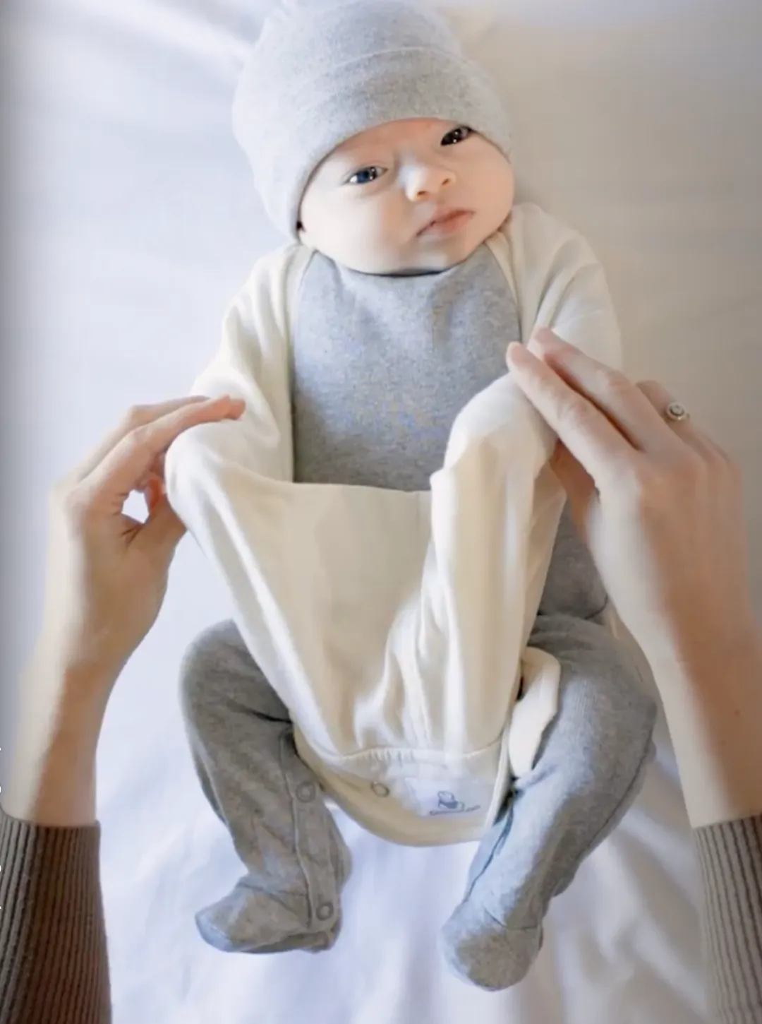 The CozeeCoo® Wearable Baby Blanket