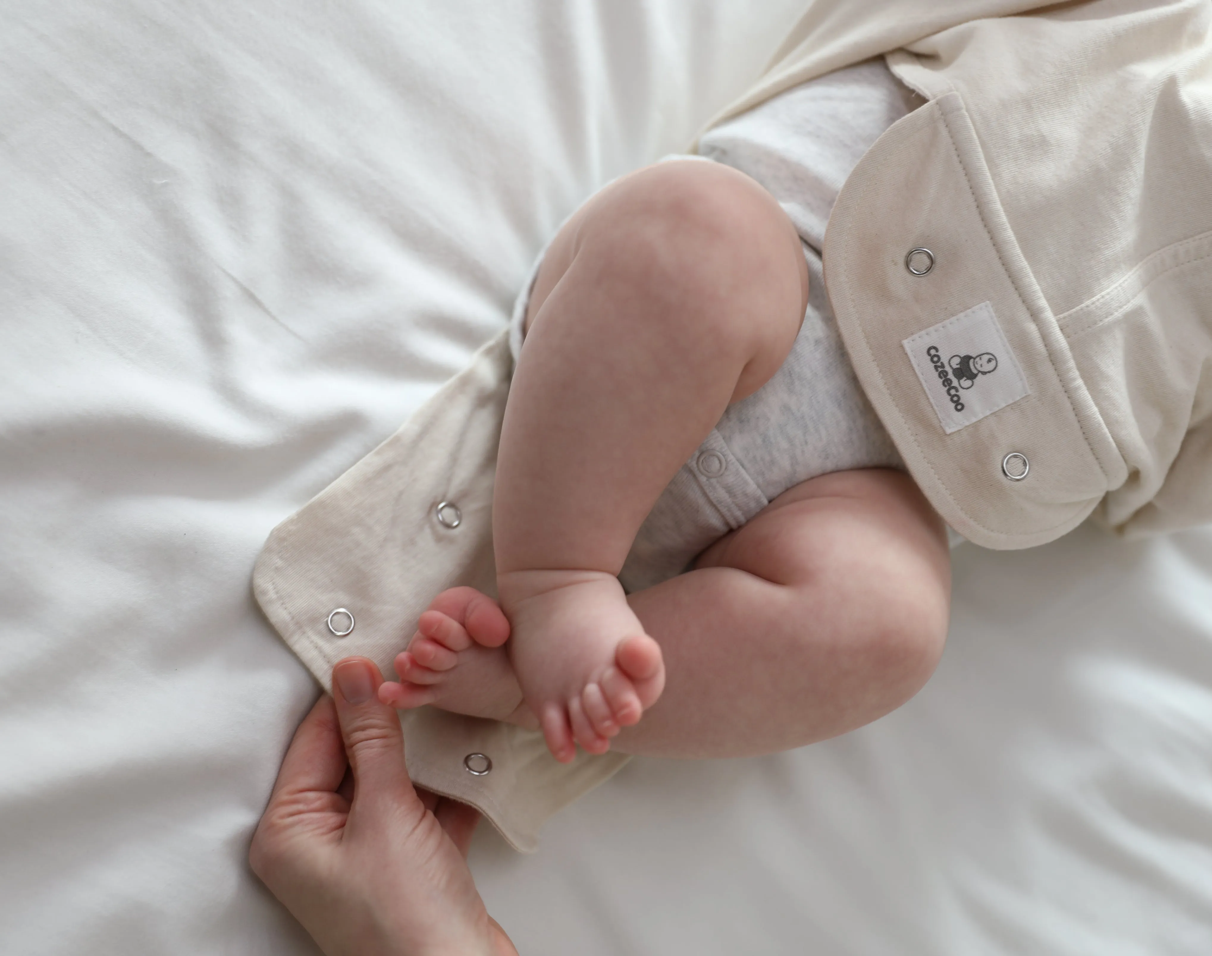 The CozeeCoo® Wearable Baby Blanket