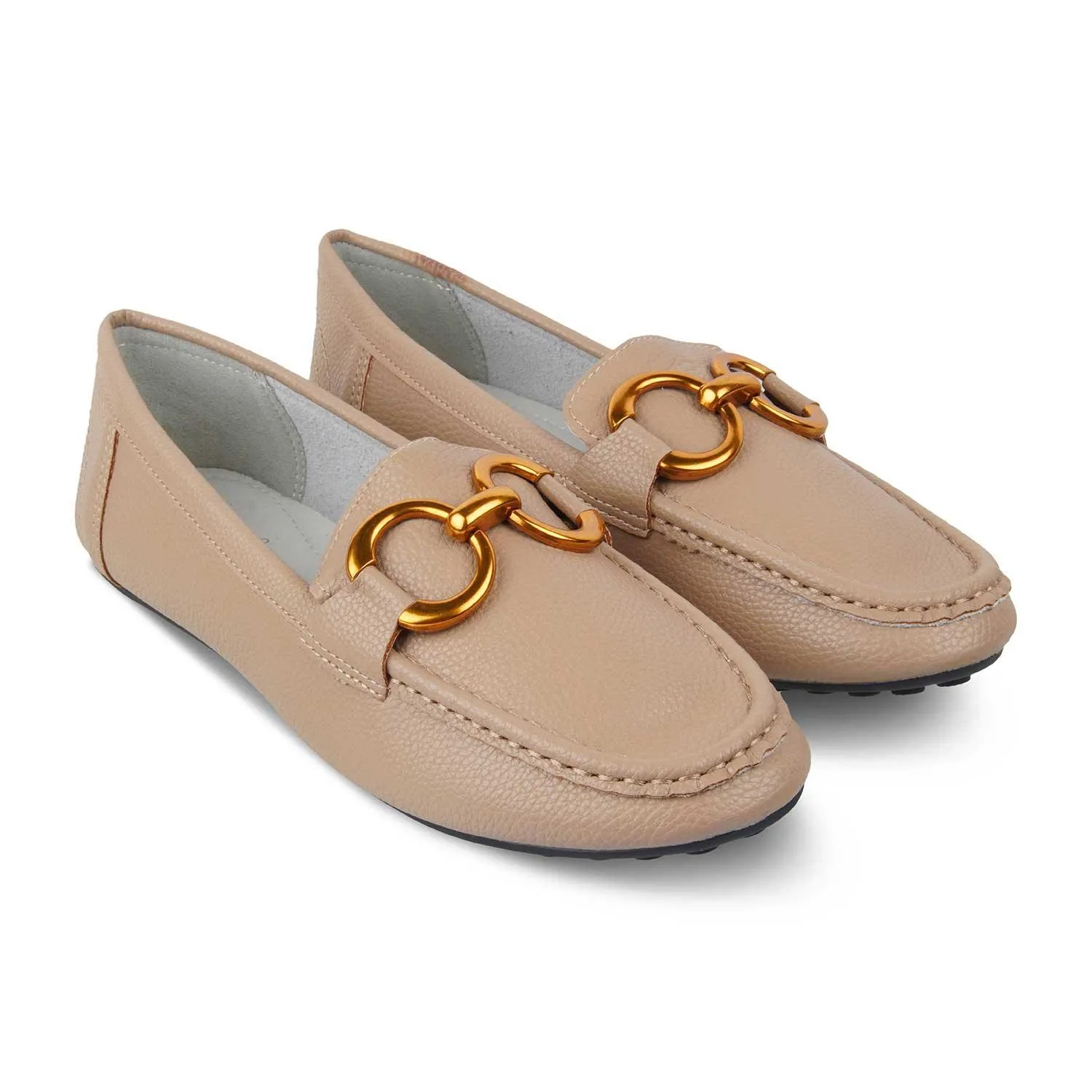 The Wigo Tan Women's Dress Loafers Tresmode