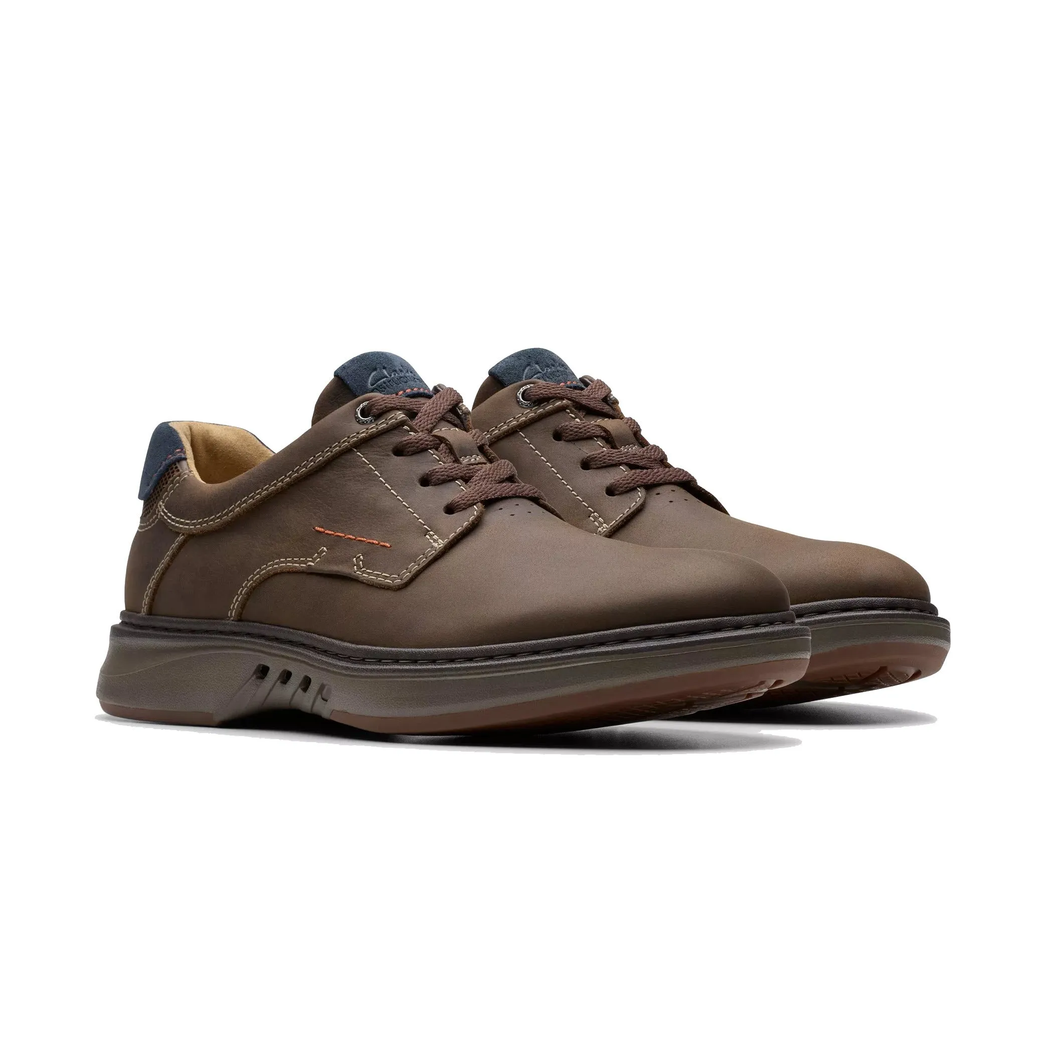 UN BRILEY PACE LACE OXFORD BROWN NUBUCK - MENS