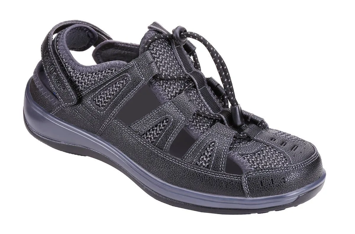 Verona Black Orthotic Sandal