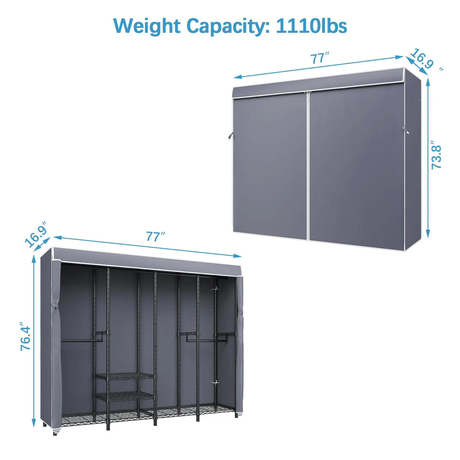 VIPEK V40C Garment Rack