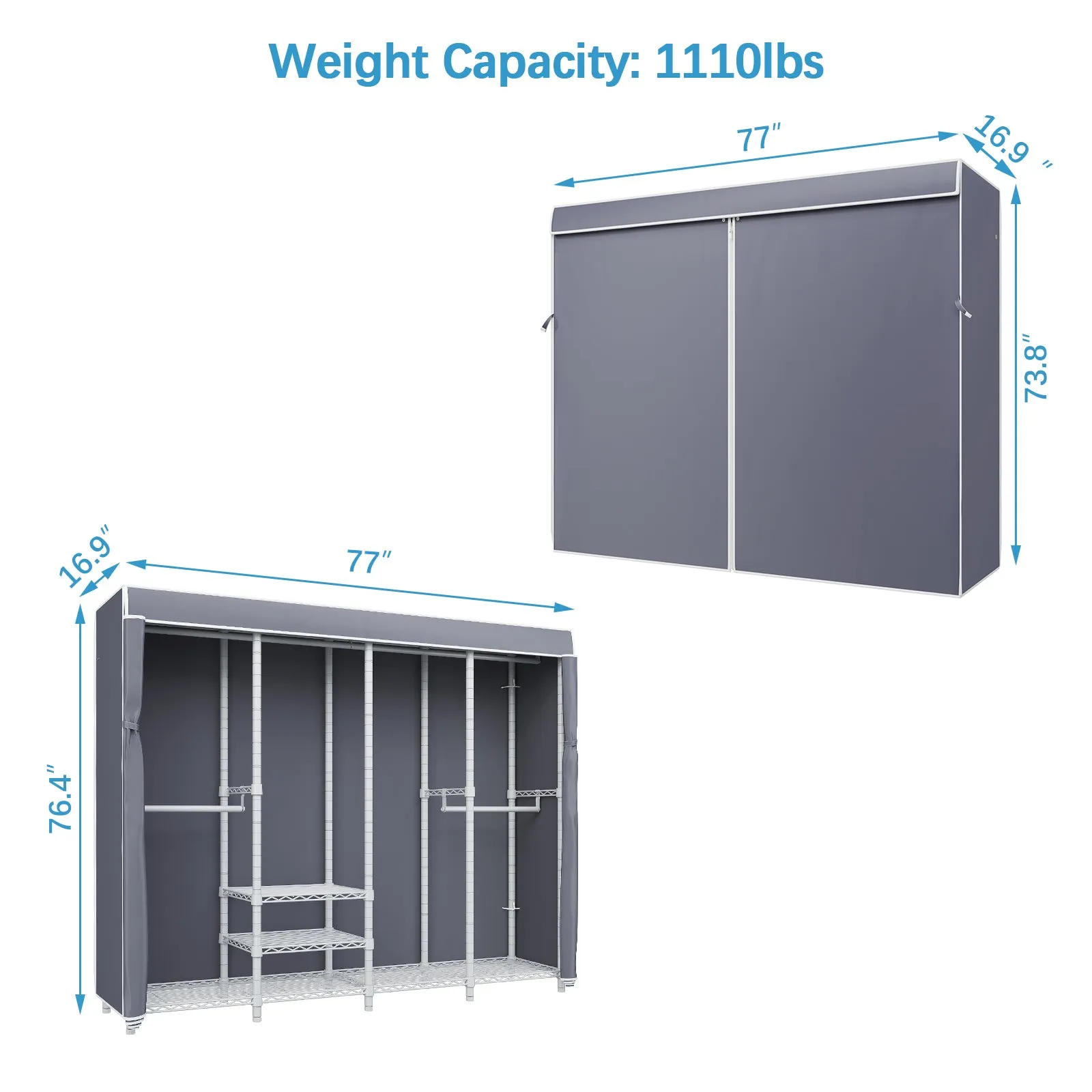 VIPEK V40C Garment Rack