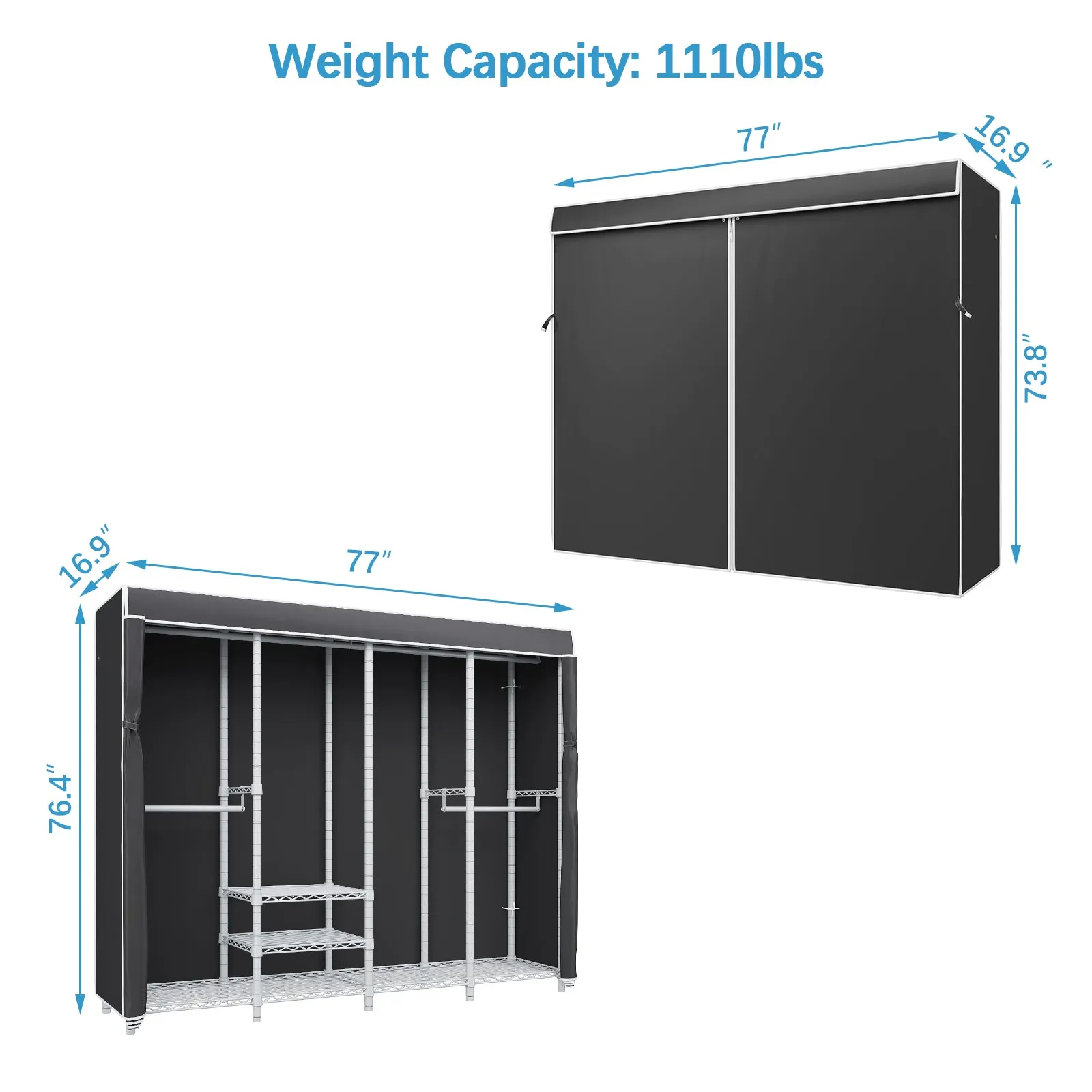 VIPEK V40C Garment Rack