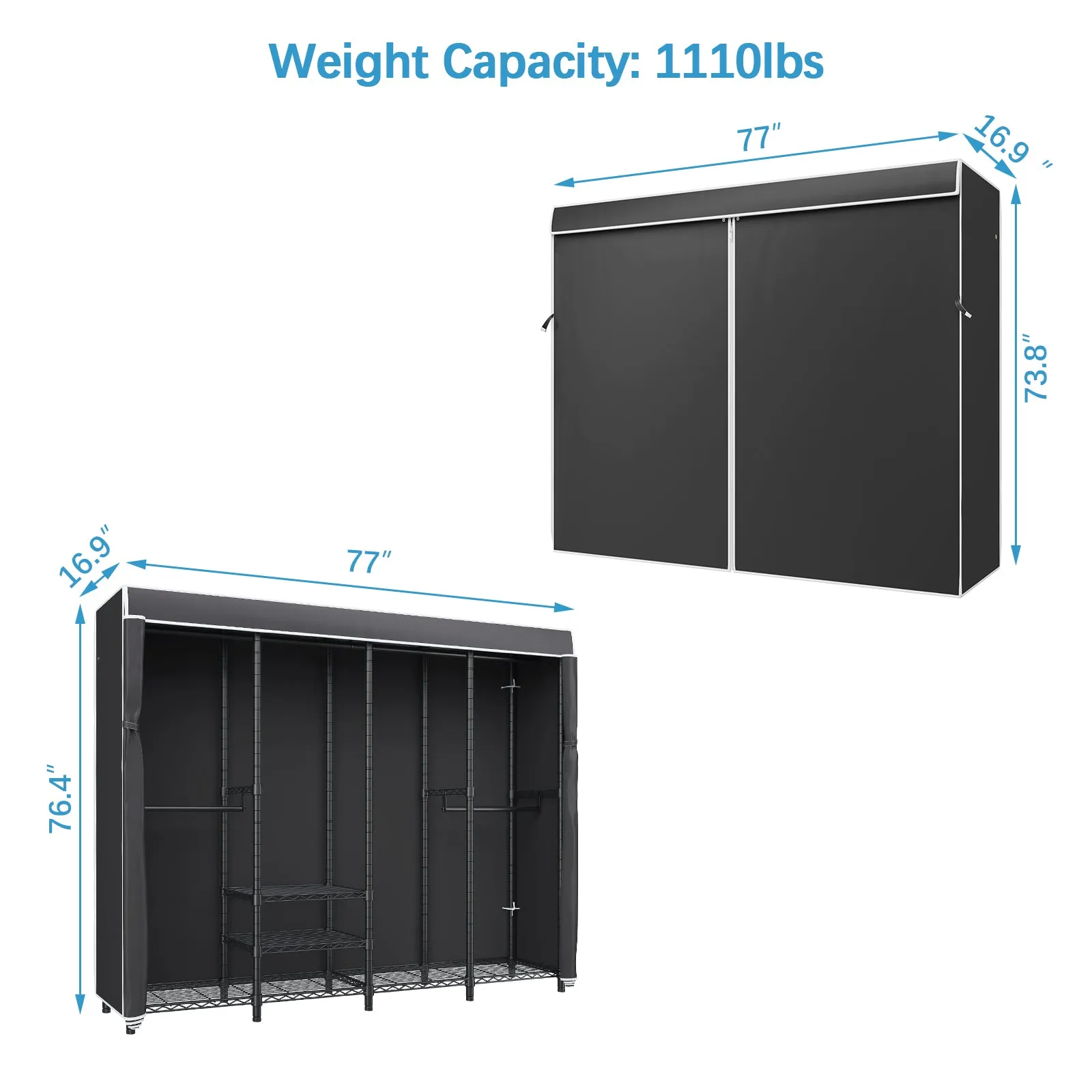 VIPEK V40C Garment Rack