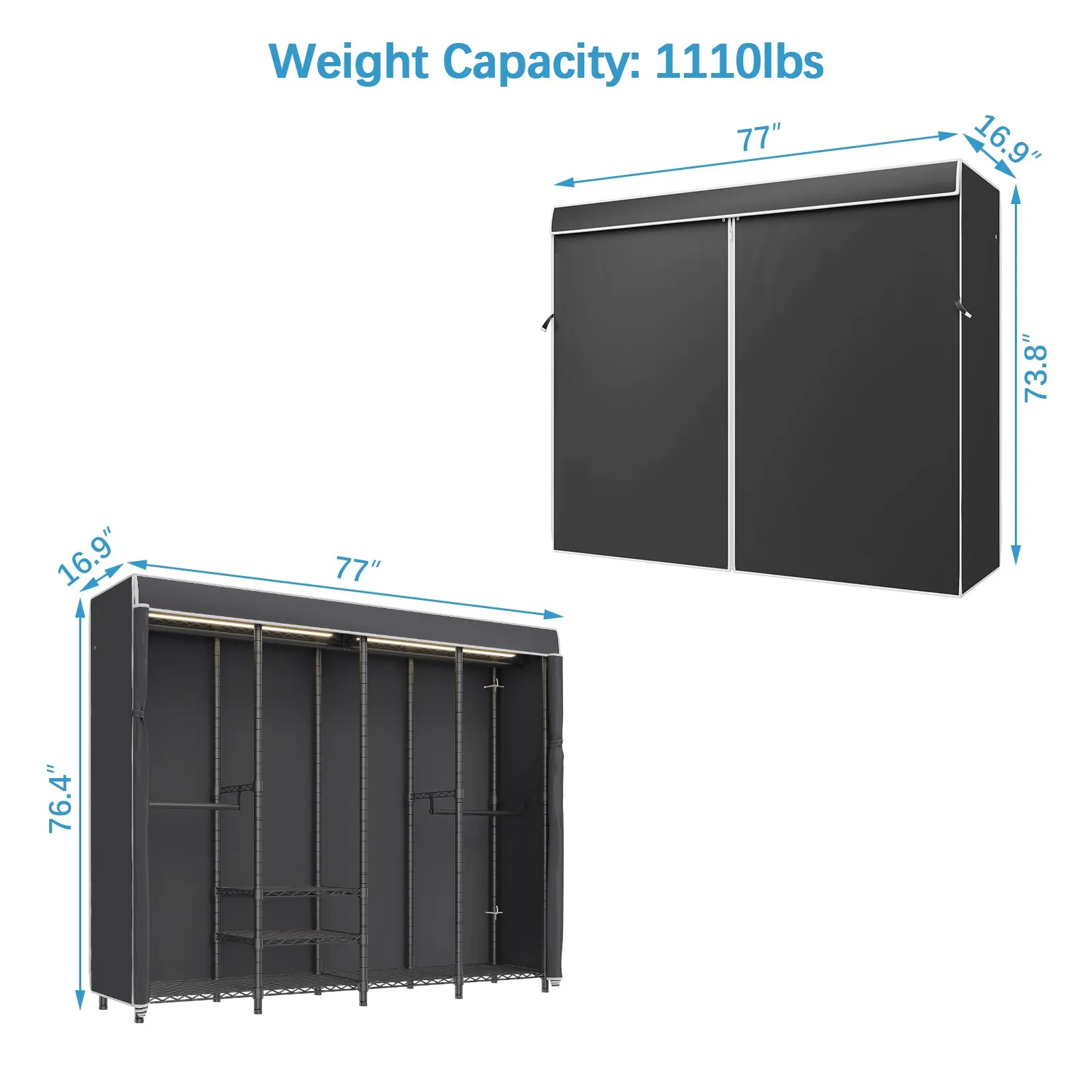 VIPEK V40L Garment Rack