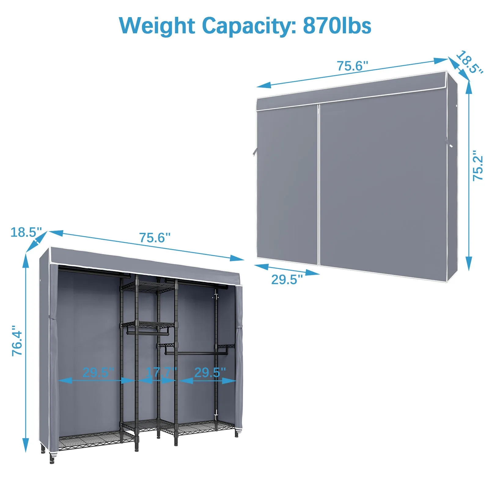 VIPEK V6C Garment Rack