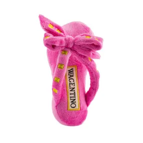 Wagentino Sandal Plush Dog Toy