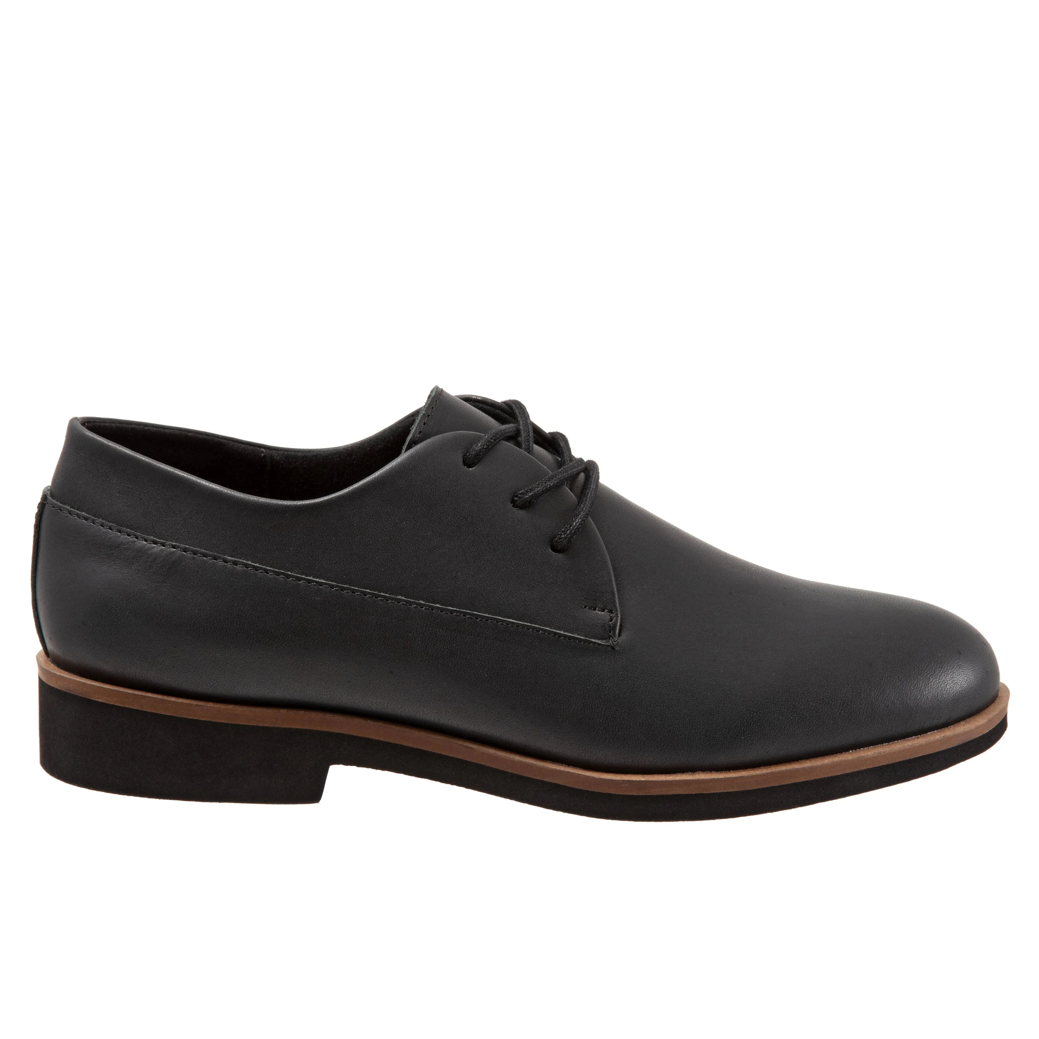 Whitby Black Lace up Shoes