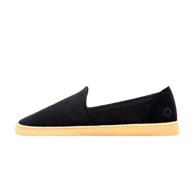 Wool Slip On - Black